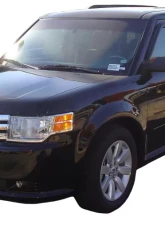 AVS Ventvisor Outside Mount Window Deflectors 4pc Smoke Ford Flex 2009-2018                                     - 94079 - Image 2