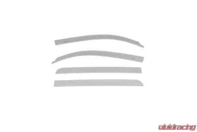 AVS Ventvisors 4pc Silver Sky Metallic Toyota Tundra Crewmax Low Profile Color Match 2015-2018 - 894012-1D6