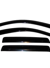 AVS Ventvisor Outside Mount Window Deflectors 4pc Smoke Mitsubishi Outlander 2007-2010                                     - 94555 - Image 3