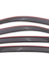 AVS Ventvisor In-Channel Front & Rear Window Deflectors 4pc Smoke Dodge Avenger 2008-2014                                     - 194065 - Image 2