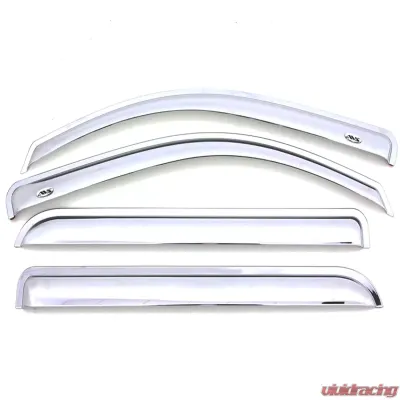 AVS Ventvisor Side Window Deflector 4pc Chrome Ram 1500 Extended Pickup 2019-2020 - 684813