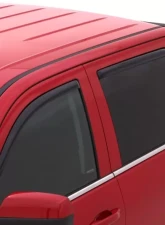 AVS Ventvisor Front & Rear Window Deflectors 4pc Smoke Chevrolet Silverado 2500 Crew Cab 2015-2018                                     - 194536 - Image 3