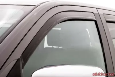 AVS Ventvisor In-Channel Window Deflectors 4pc Matte Black Dodge RAM 1500 Crew Cab 2009-2018 - 1774004