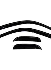 AVS Ventvisor Outside Mount Window Deflectors 4pc Smoke Toyota Tacoma Access Cab 1995-2004                                     - 94948 - Image 2