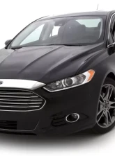AVS Aeroskin Low Profile Acrylic Hood Shield Smoke Ford Fusion (Grille Fascia Mount) 2013-2016                                     - 320043 - Image 5