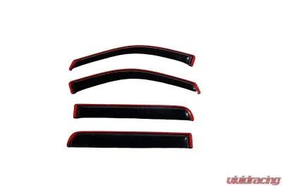 AVS Ventvisor In-Channel Front & Rear Window Deflectors 4pc Smoke Buick Encore 2013-2021 - 194446