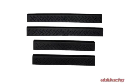 AVS Stepshields Door Sills 4pc Black Dodge Dakota Quad Cab 2005-2009 - 91020
