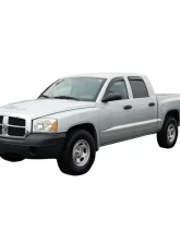 AVS Ventvisor In-Channel Front & Rear Window Deflectors 4pc Smoke Dodge Dakota Quad Cab 2005-2011                                     - 194656 - Image 5