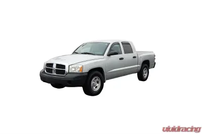 AVS Ventvisor In-Channel Front & Rear Window Deflectors 4pc Smoke Dodge Dakota Quad Cab 2005-2011 - 194656