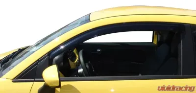 AVS Ventvisor Outside Mount Window Deflectors 2pc Smoke 2011-2017 Fiat 500 - 92385