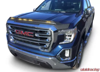 AVS Aeroskin Low Profile Hood Shield w/ Lights Black GMC Sierra 1500 2019 - 753167