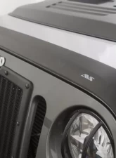 AVS Aeroskin Low Profile Hood Shield Matte Black Jeep Wrangler Unlimited 2007-2018                                     - 377060 - Image 7