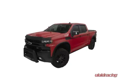 AVS Aeroskin II Low Profile Hood Shield Black Chevrolet Silverado 1500 2019+ - 436168
