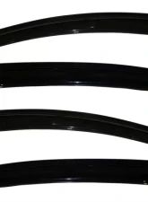 AVS Ventvisor Outside Mount Window Deflectors 4pc Smoke Mazda 3 2010-2013                                     - 94257 - Image 4