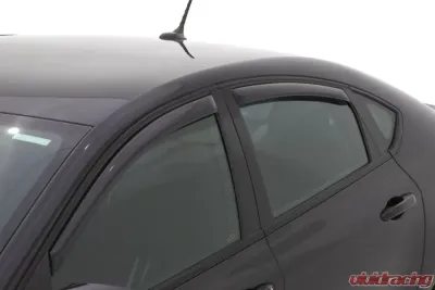 AVS Ventvisor In-Channel Front & Rear Window Deflectors 4pc Smoke Dodge Dart 2013-2016 - 194529