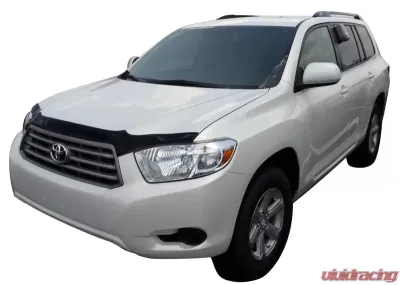 AVS Aeroskin Low Profile Acrylic Hood Shield Smoke Toyota Highlander 2008-2010 - 322026