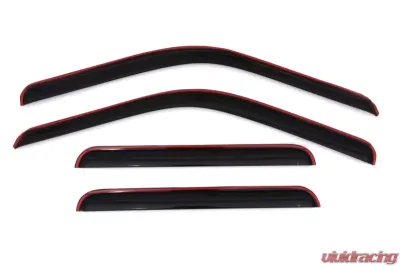 AVS Ventvisor In-Channel Front & Rear Window Deflectors 4pc Smoke Ford F-250 Supercrew 1999-2016 - 194953