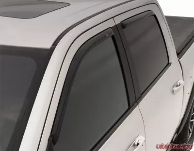 AVS Ventvisor In-Channel Front & Rear Window Deflectors 4pc Smoke Dodge RAM 1500 | 2500 | 3500 2009+ - 194109