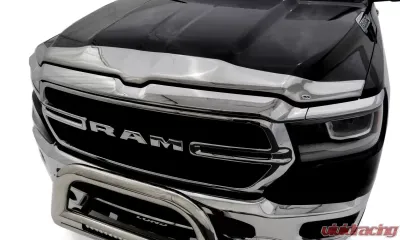 AVS Aeroskin Low Profile Acrylic Hood Shield Chrome Dodge RAM 1500 2019 - 622163
