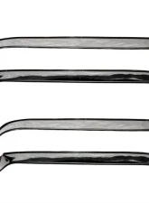 AVS Ventshade Front & Rear Window Deflectors 4pc Stainless Chevrolet CK 1973-1991                                     - 14049 - Image 3