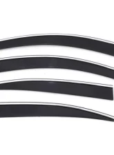 AVS Ventvisor Low Profile Deflectors 4pc Smoke w/Chrome Trim Lexus IS250 2006-2013                                     - 794008 - Image 5