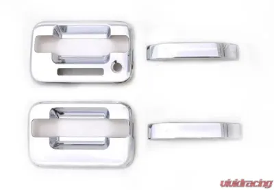 AVS Door Handle Covers (2 Door) 4pc Set - Chrome Ford F-150 (2 Door w/Keypad) 2004-2014 - 685201
