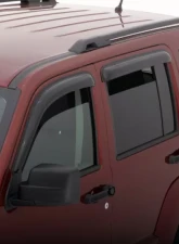 AVS Ventvisor Outside Mount Window Deflectors 4pc Smoke Jeep Liberty 2008-2014                                     - 94964 - Image 4