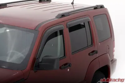AVS Ventvisor Outside Mount Window Deflectors 4pc Smoke Jeep Liberty 2008-2014 - 94964
