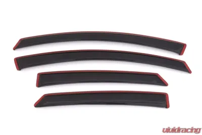 AVS Ventvisor In-Channel Front & Rear Window Deflectors 4pc - Smoke Ford Fusion 2013-2018 - 194714