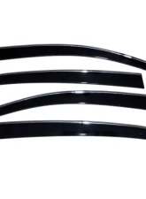 AVS Smoke with Chrome Trim Ventvisor Low Profile Window Deflectors 4pcs Honda Accord 2018-2022                                     - 794020 - Image 12
