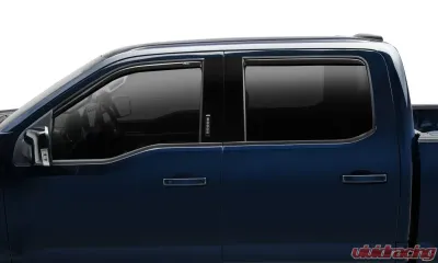 AVS Ventvisor In-Channel Front & Rear Window Deflectors 4pc Smoke Ford F-150 | Raptor 2015-2025 - 194975