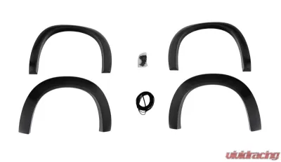 AVS Front and Rear Fender Flares Black (4 Pc) Dodge Challenger Smooth 2008-2021 - 850250