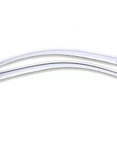 AVS Ventvisor 2pc Chrome Nissan Titan Standard Cab Outside Mount Front Window 2017-2018                                     - 682445 - Image 2