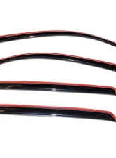 AVS Ventvisor In-Channel Front & Rear Window Deflectors 4pc Smoke Toyota Tundra Crewmax 2007-2018                                     - 194309 - Image 4