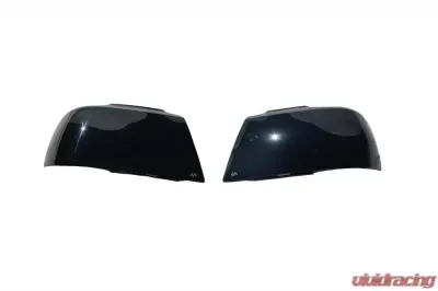 AVS Headlight Covers Black Ford Bronco 1987-1991 - 37827