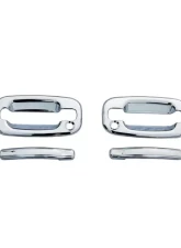 AVS Door Handle Covers (2 Door) 4pc Set - Chrome Ford F-150 (2 Door w/Keypad) 2004-2014                                     - 685201 - Image 4