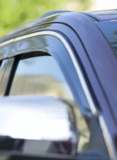 AVS Smoke with Chrome Trim Ventvisor Low Profile Window Deflectors 4pcs Honda Accord 2018-2022                                     - 794020 - Image 10