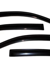 AVS Ventvisor Outside Mount Window Deflectors 4pc Smoke Mitsubishi Lancer 2002-2006                                     - 94229 - Image 2