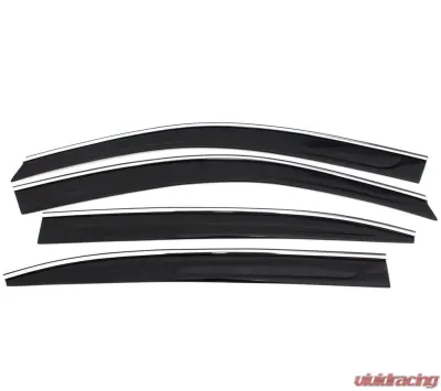 AVS Ventvisor Low Profile Window Deflectors 4pc Chrome Nissan Rogue 2018 - 794014