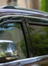 AVS Smoke with Chrome Trim Ventvisor Low Profile Window Deflectors 4pcs Buick Encore Gx 2020-2025                                     - 794030 - Image 2