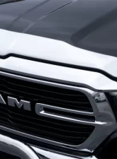 AVS Aeroskin Low Profile Acrylic Hood Shield Chrome Dodge RAM 1500 2019                                     - 622163 - Image 3