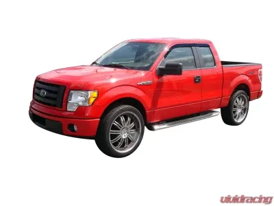 AVS Ventvisor Low Profile Deflectors 4pc Smoke Ford F-150 Supercab 2004-2014 - 894009