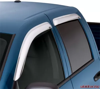AVS Ventvisor Front & Rear Window Deflectors 4pc Chrome Ford Escape 2013-2019 - 684383