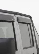 AVS Ventvisor & Aeroskin Deflector Combo Kit Matte Black Jeep Wrangler (2 Door) 2007-2018                                     - 56020060 - Image 8