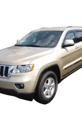 AVS Ventvisor In-Channel Front & Rear Window Deflectors 4pc Smoke Jeep Grand Cherokee 2011-2018                                     - 194252 - Image 5