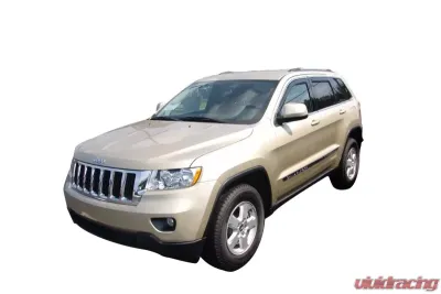 AVS Ventvisor In-Channel Front & Rear Window Deflectors 4pc Smoke Jeep Grand Cherokee 2011-2018 - 194252