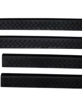 AVS Stepshields Door Sills 4pc Black Toyota Tacoma Access Cab 2005-2015                                     - 91021 - Image 3