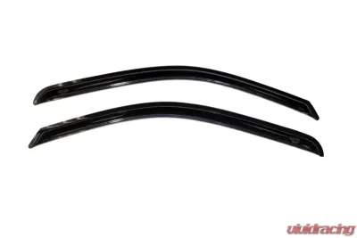 AVS Ventvisor Outside Mount Window Deflectors 2pc Smoke Dodge RAM 1500 Standard Cab 2009-2018 - 92002