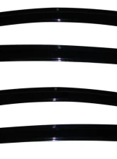 AVS Ventvisor Outside Mount Window Deflectors 4pc Smoke Ford Fiesta (Sedan & Hatch) 2009-2018                                     - 94547 - Image 2