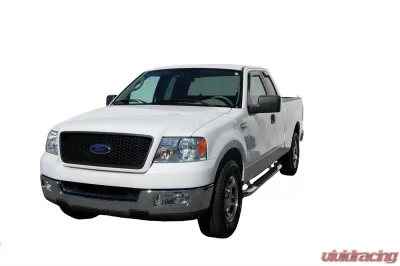 AVS Ventvisor In-Channel Front & Rear Window Deflectors 4pc Smoke Ford F-150 Supercab 2004-2014 - 194738